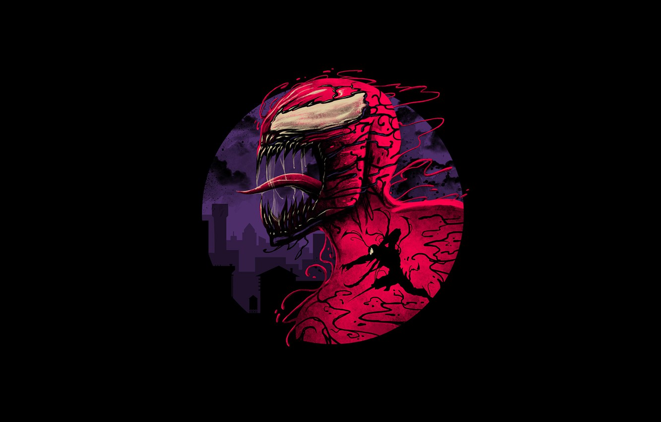 Carnage Minimalism 4K Wallpapers