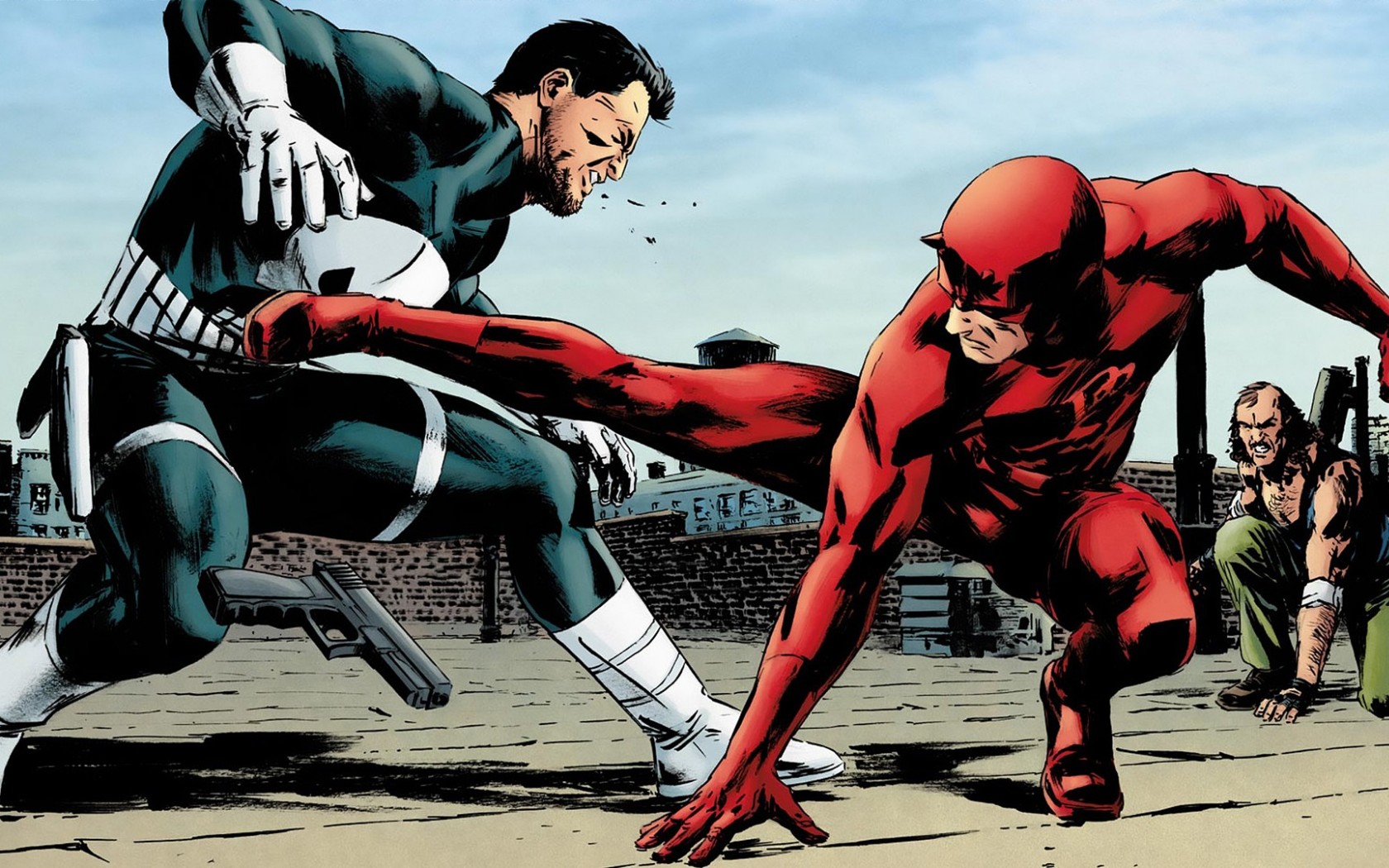 Daredevil X Punisher Marvel Comic Wallpapers