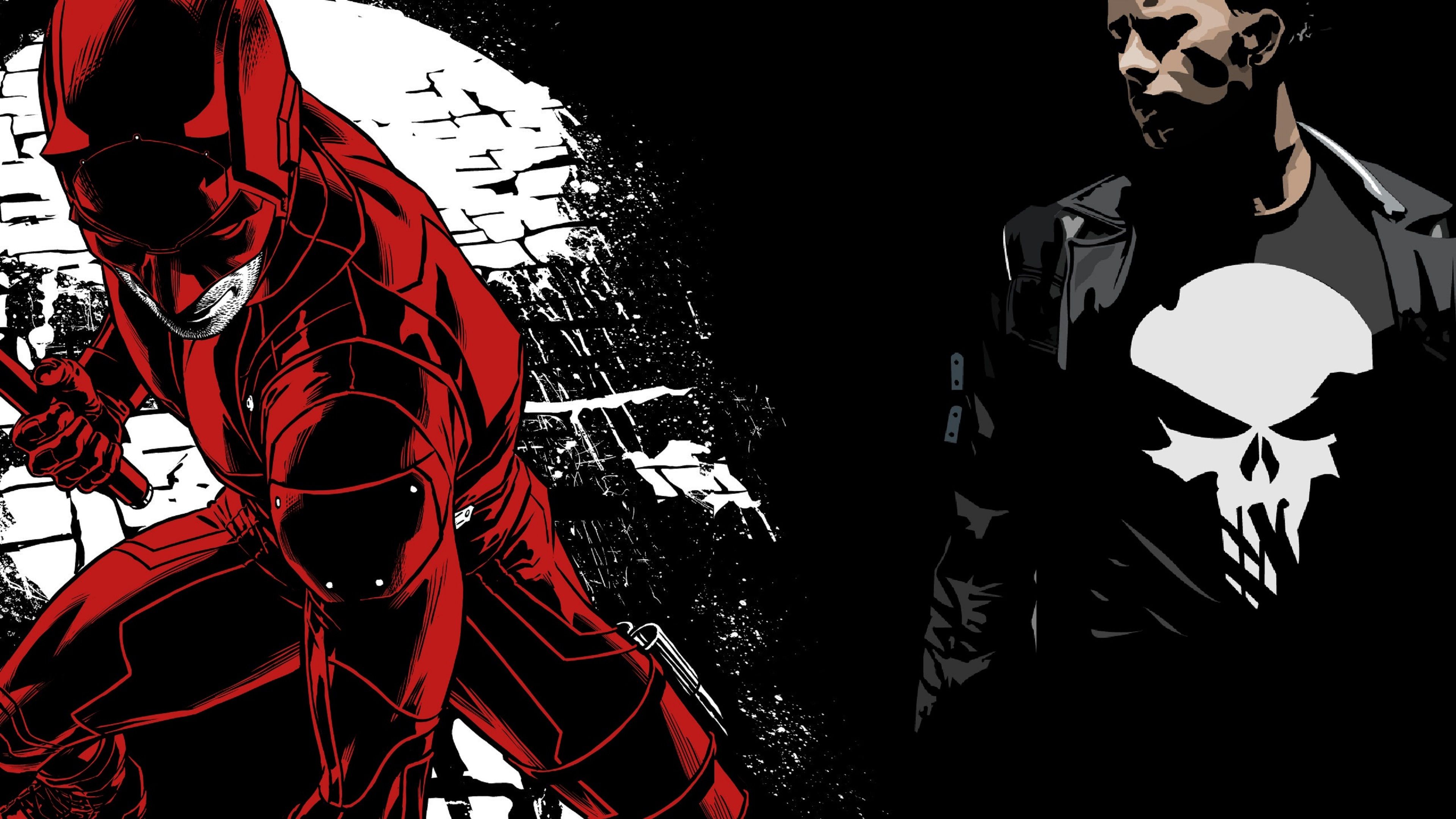 Daredevil X Punisher Marvel Comic Wallpapers