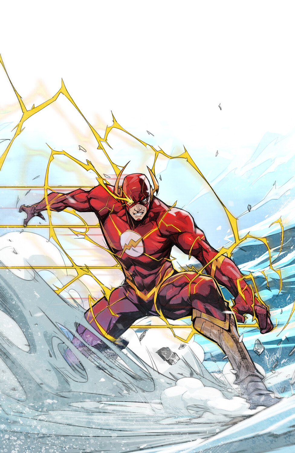 Dc Flash Running Art Wallpapers