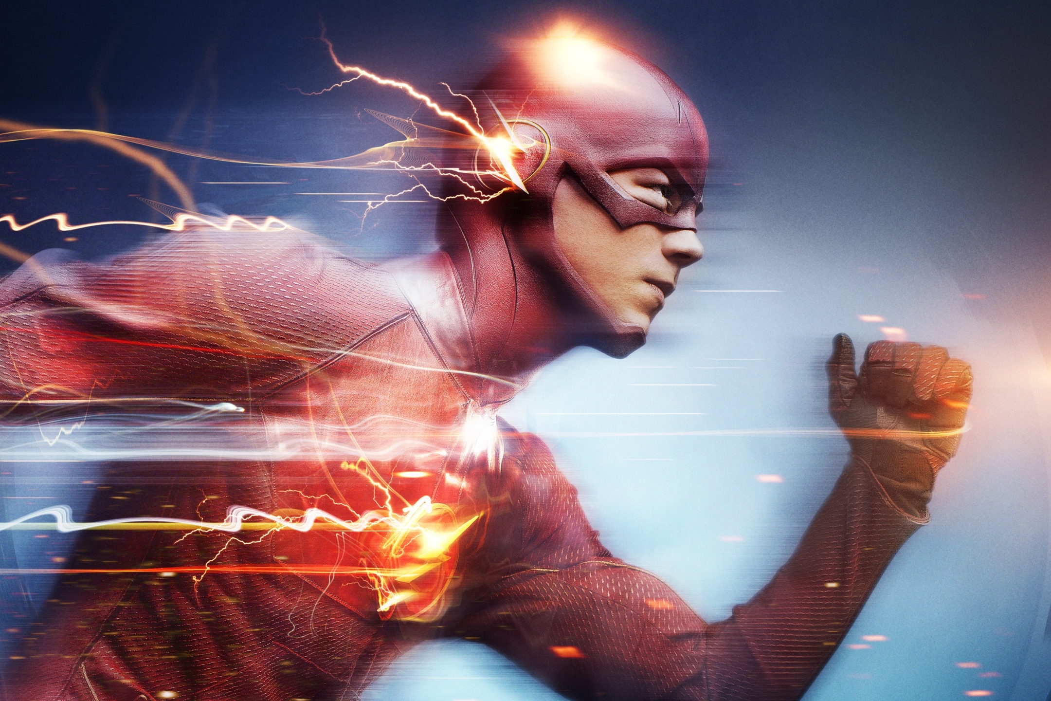 Dc Flash Running Art Wallpapers