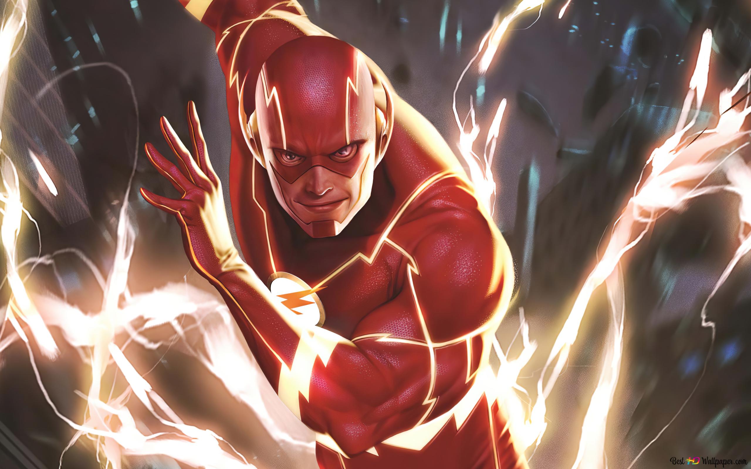 Dc Flash Running Art Wallpapers