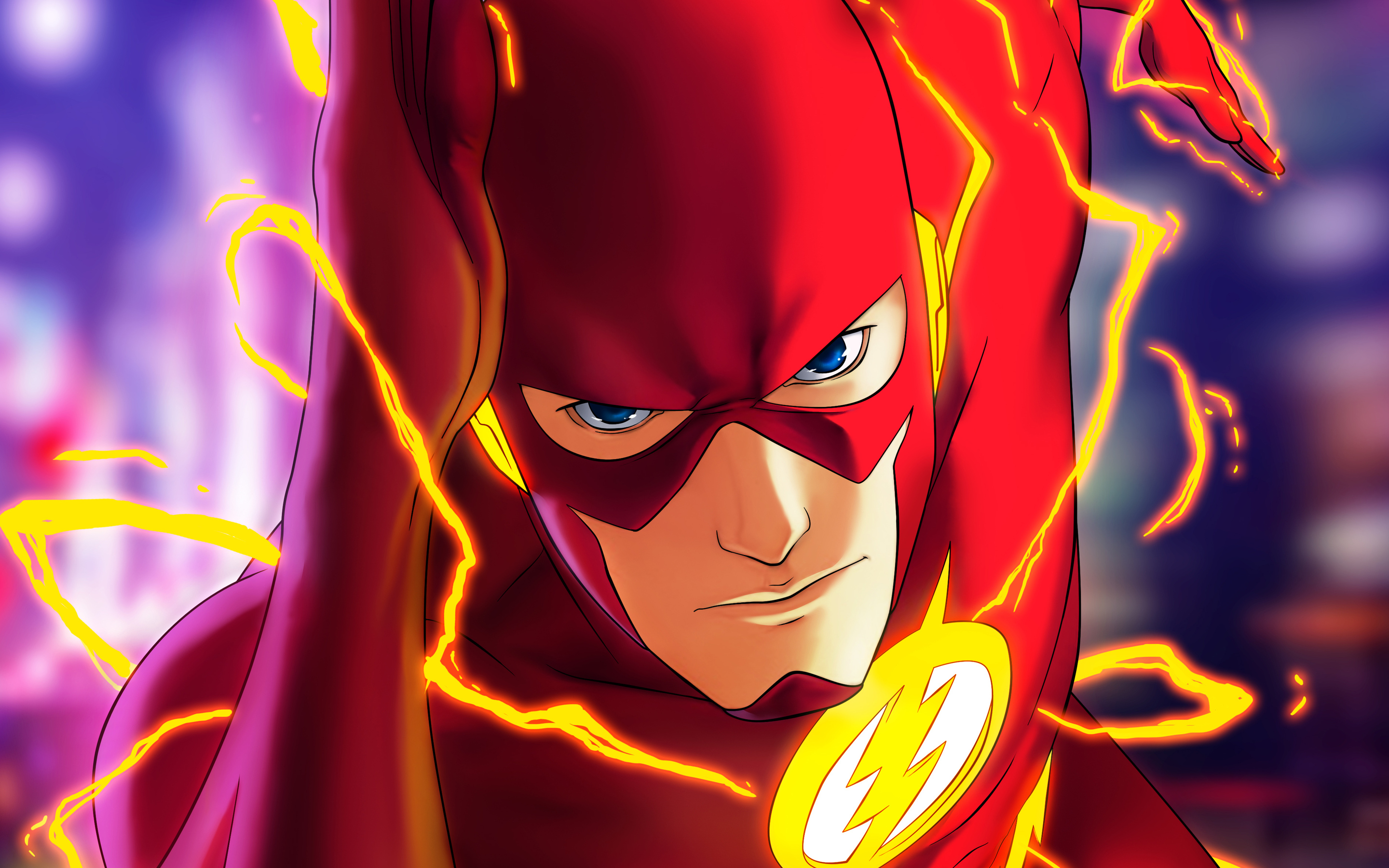 Dc Flash Running Art Wallpapers