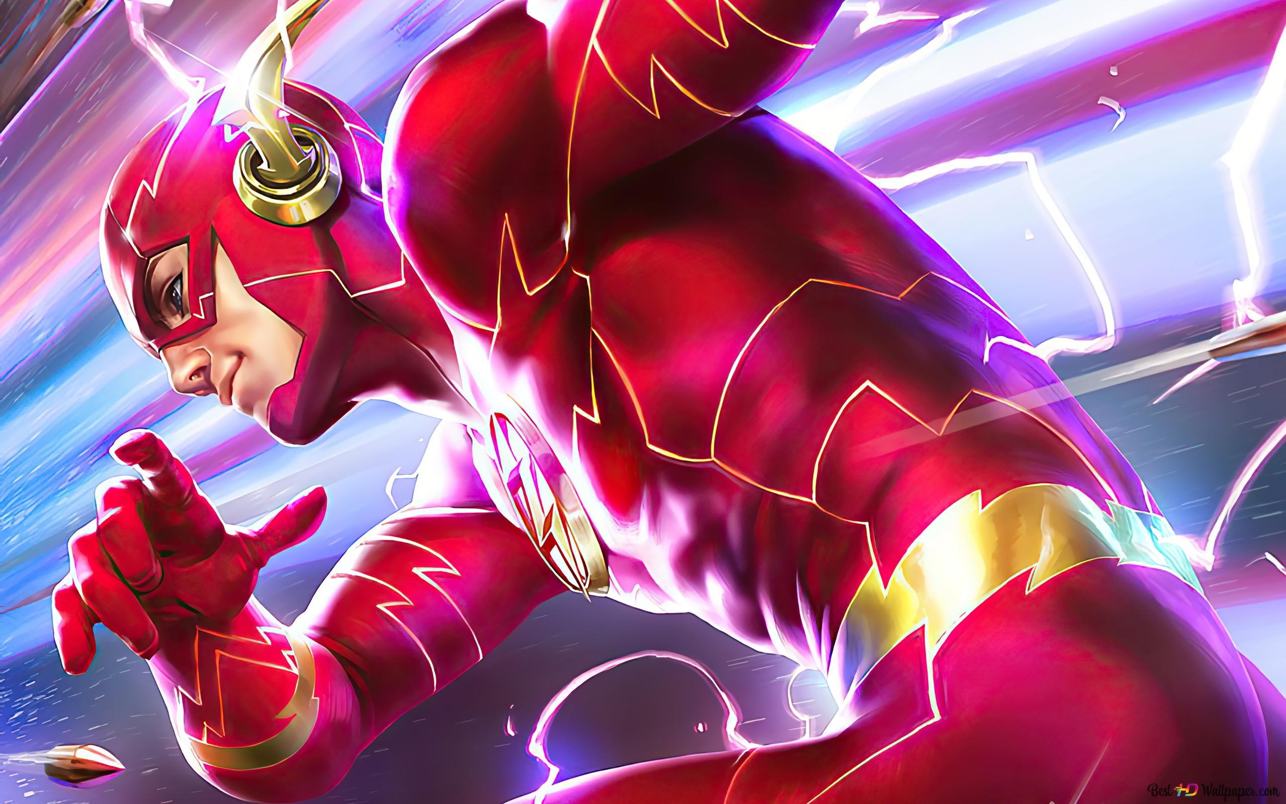 Dc Flash Running Art Wallpapers