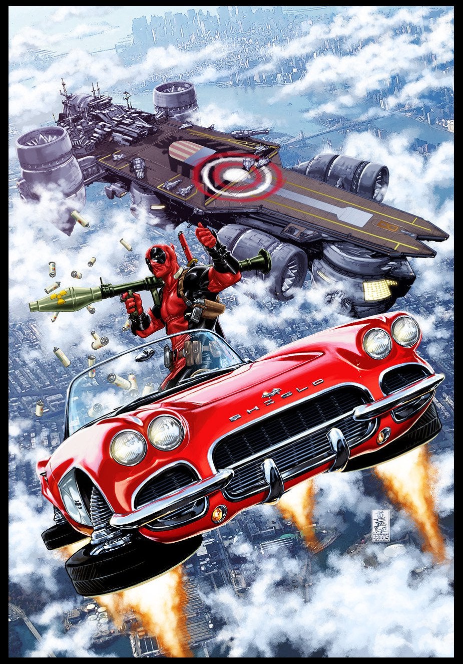 Deadpool Car Wallpapers