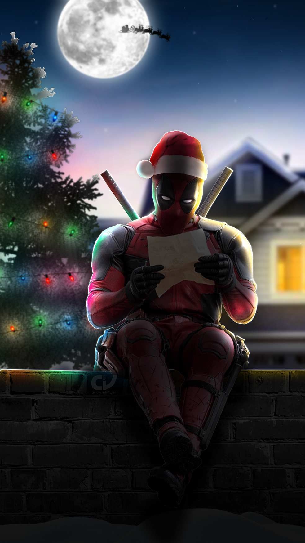 Deadpool Christmas Wallpapers