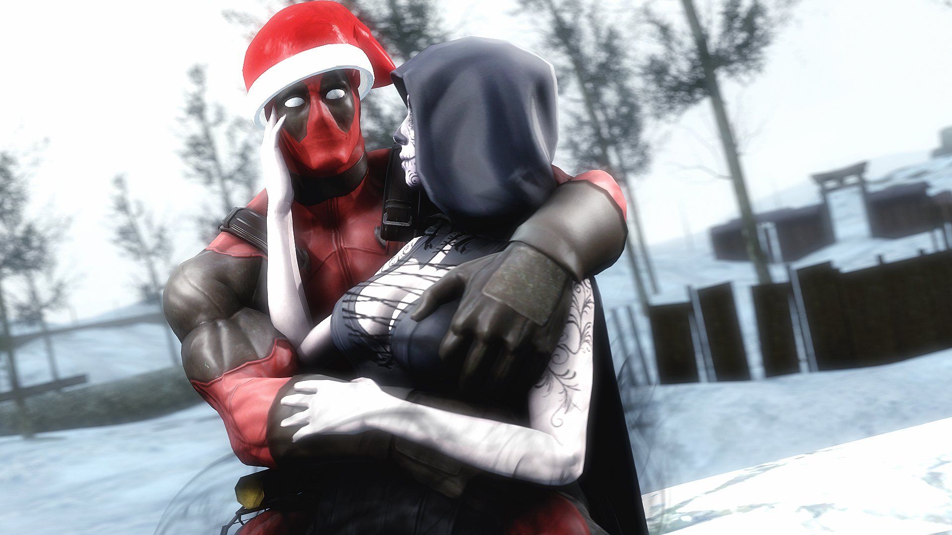 Deadpool Christmas Wallpapers