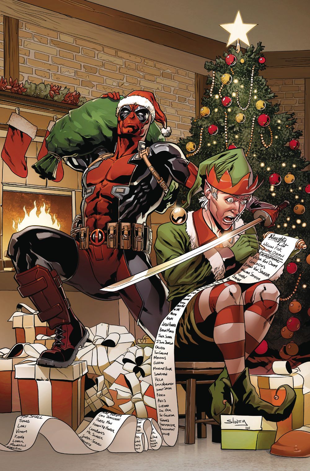 Deadpool Christmas Wallpapers