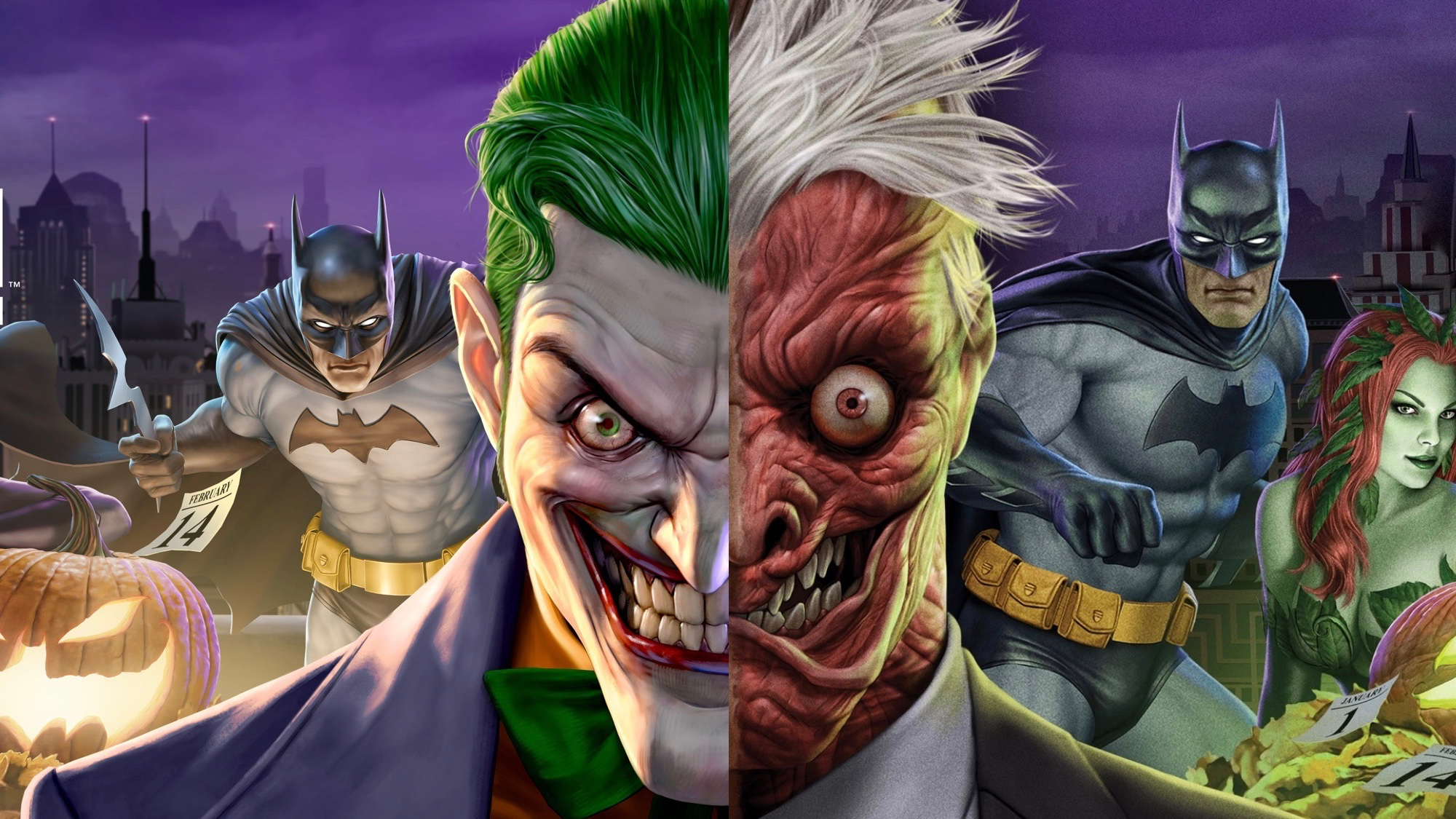 Deathstroke, Two Face And Joker Wallpapers