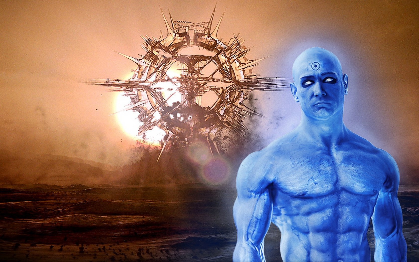 Doctor Manhattan Logo Wallpapers