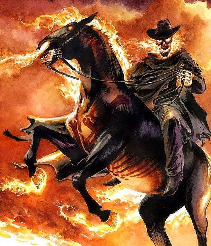 Ghost Rider Horse Riding Wallpapers