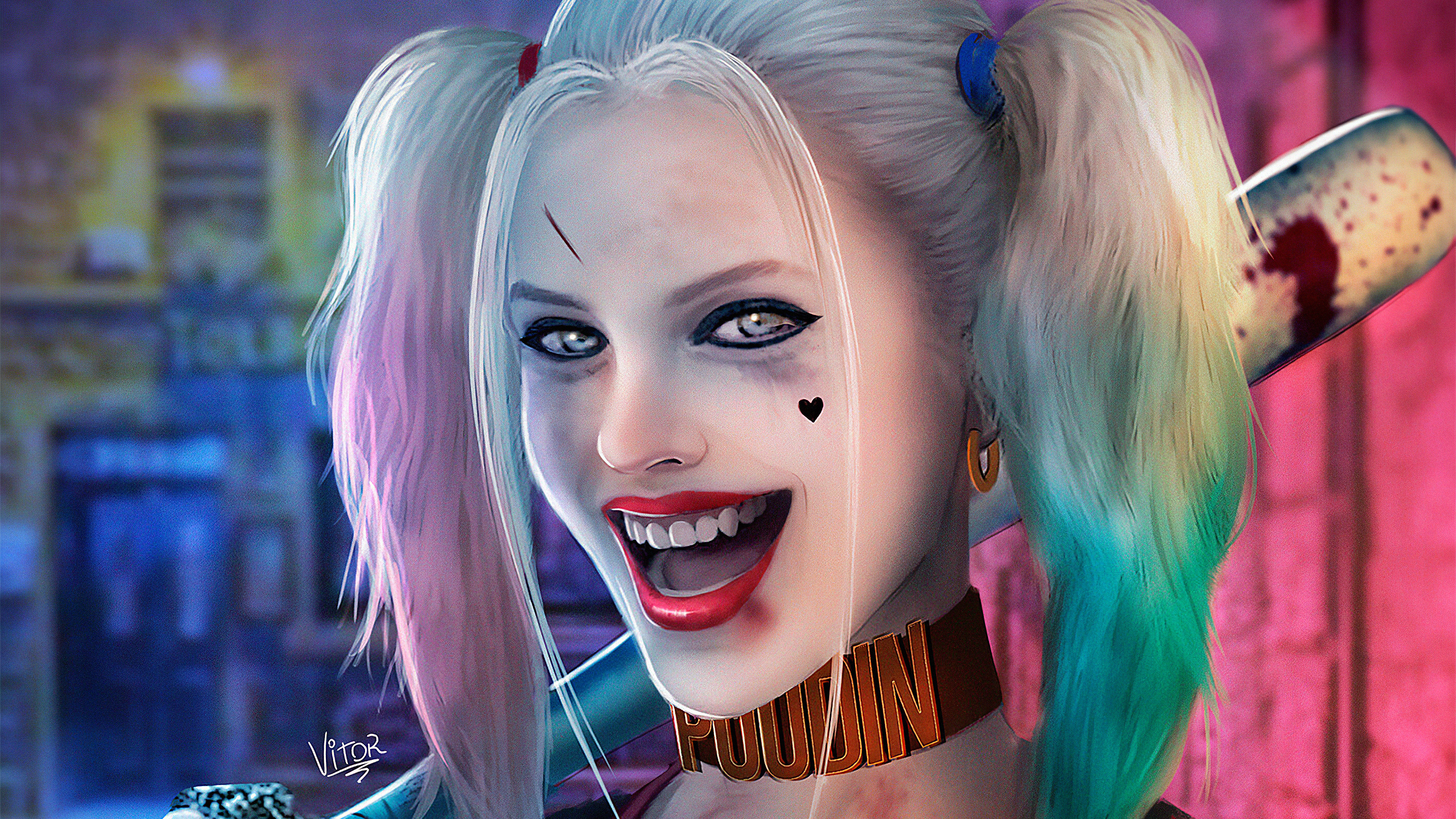 Harley Quinn Cute Smile Wallpapers