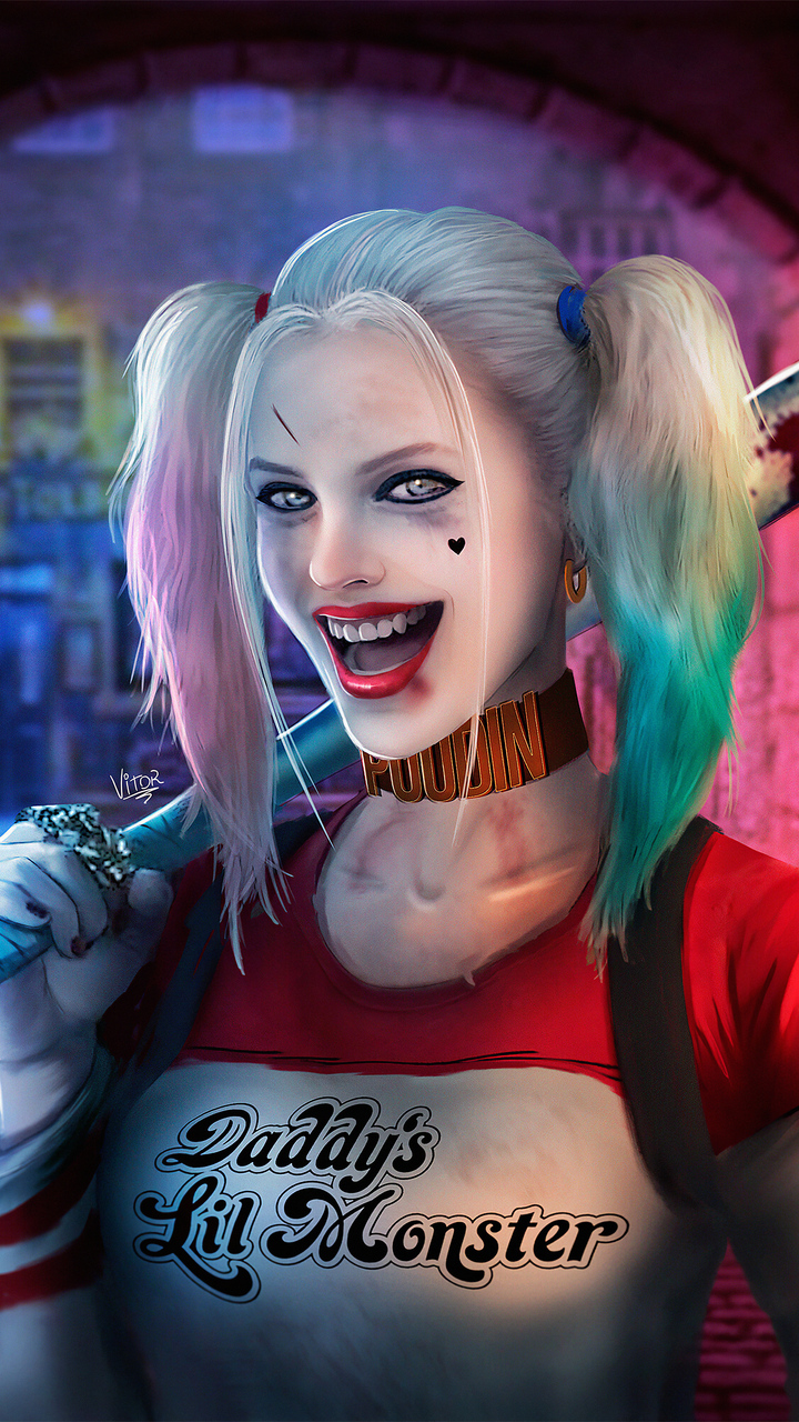 Harley Quinn Cute Smile Wallpapers