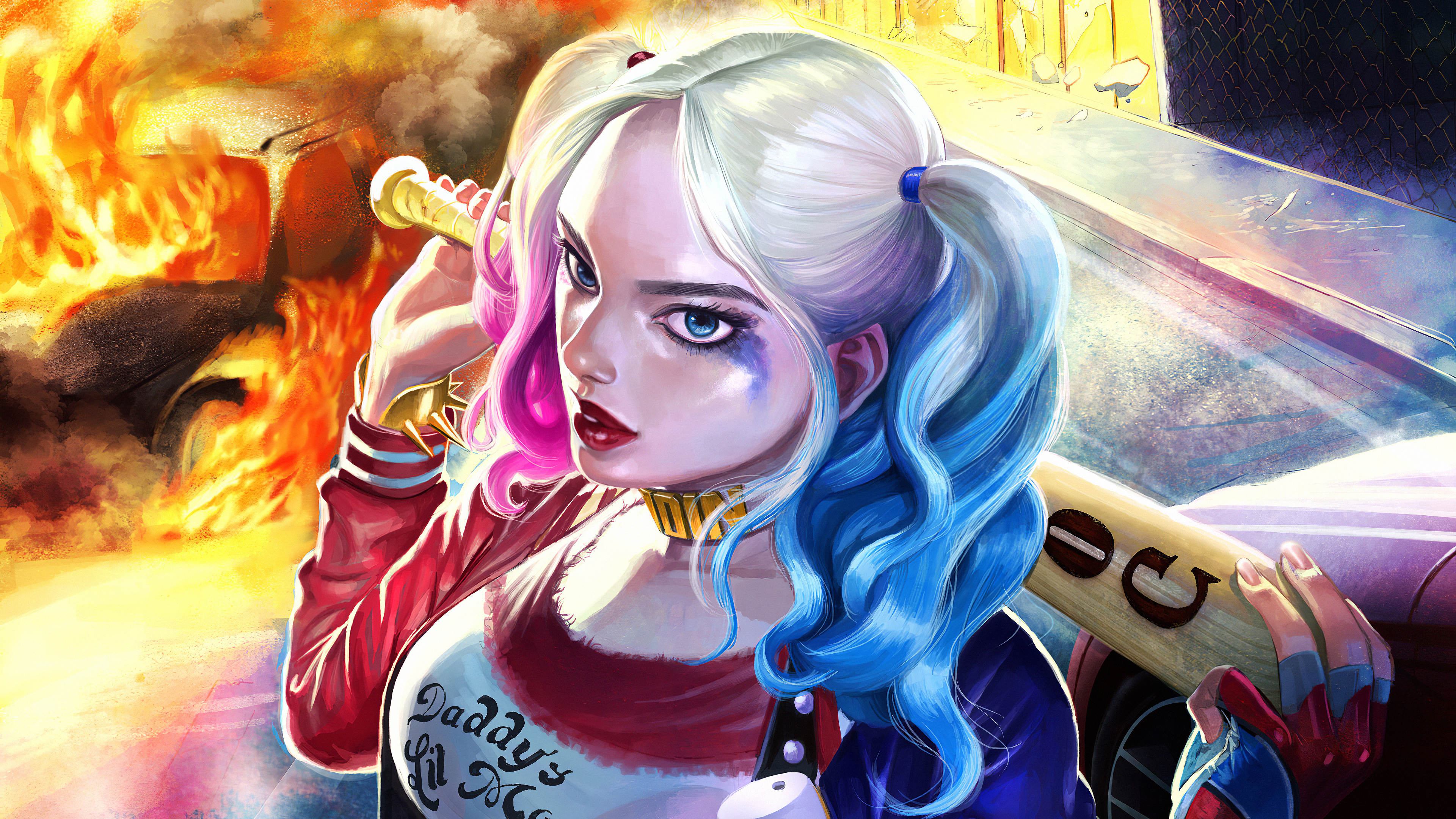 Harley Quinn Illustration Wallpapers