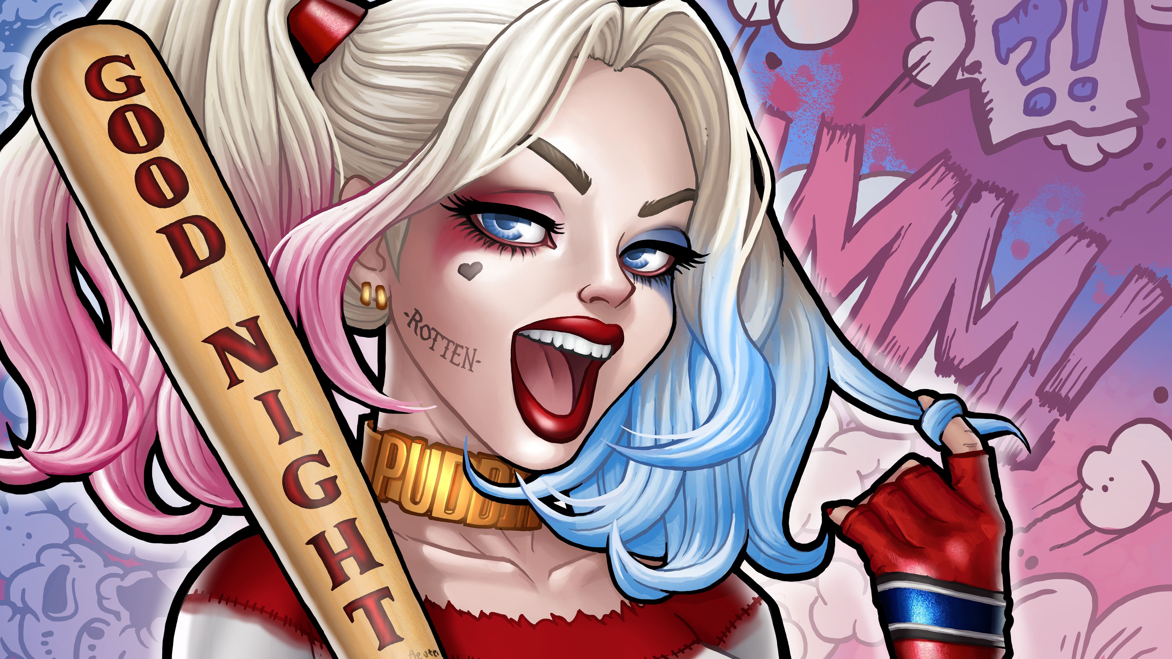 Harley Quinn Illustration Wallpapers