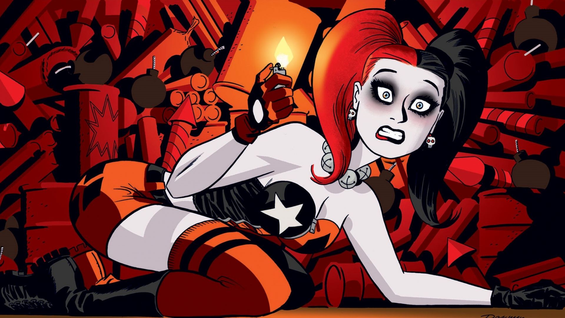 Harley Quinn Illustration Wallpapers