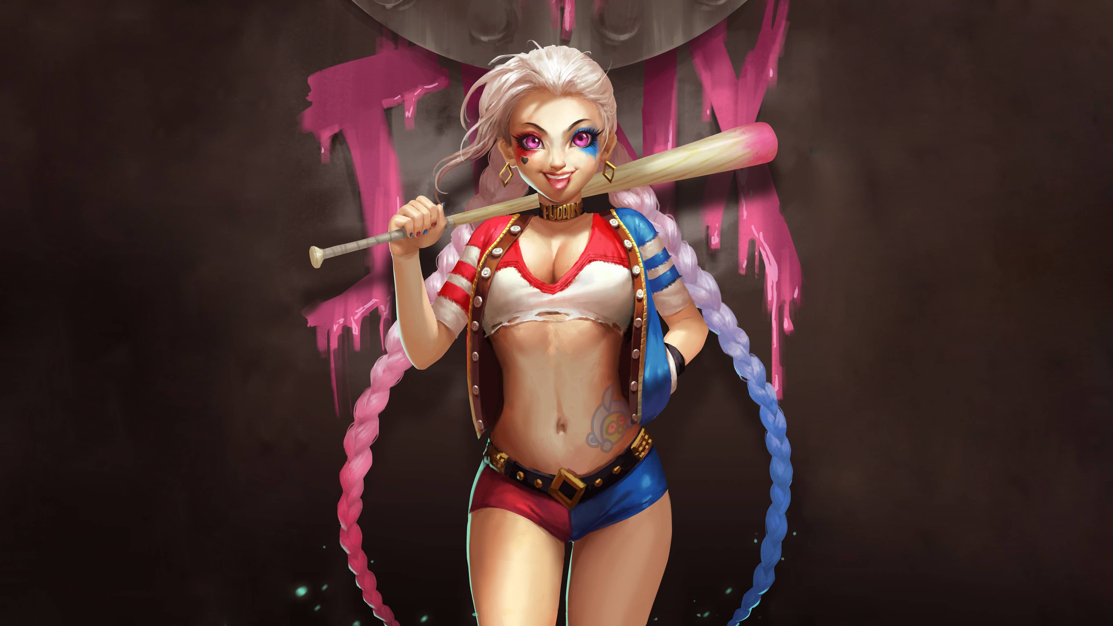 Harley Quinn Illustration Wallpapers