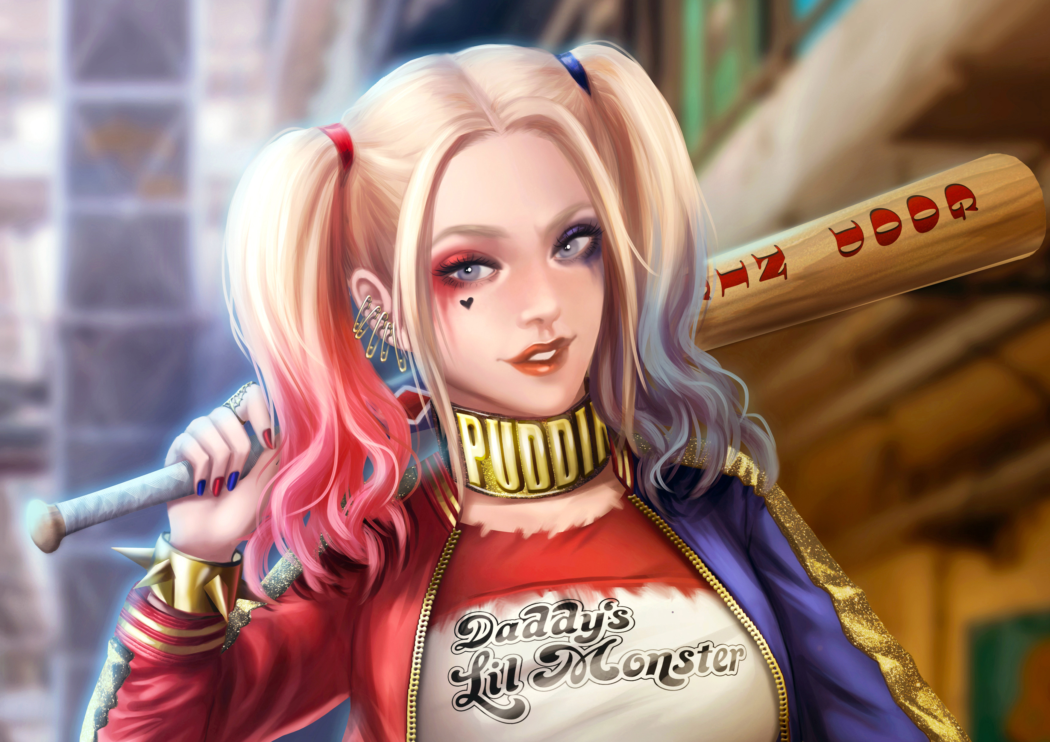 Harley Quinn Illustration Wallpapers