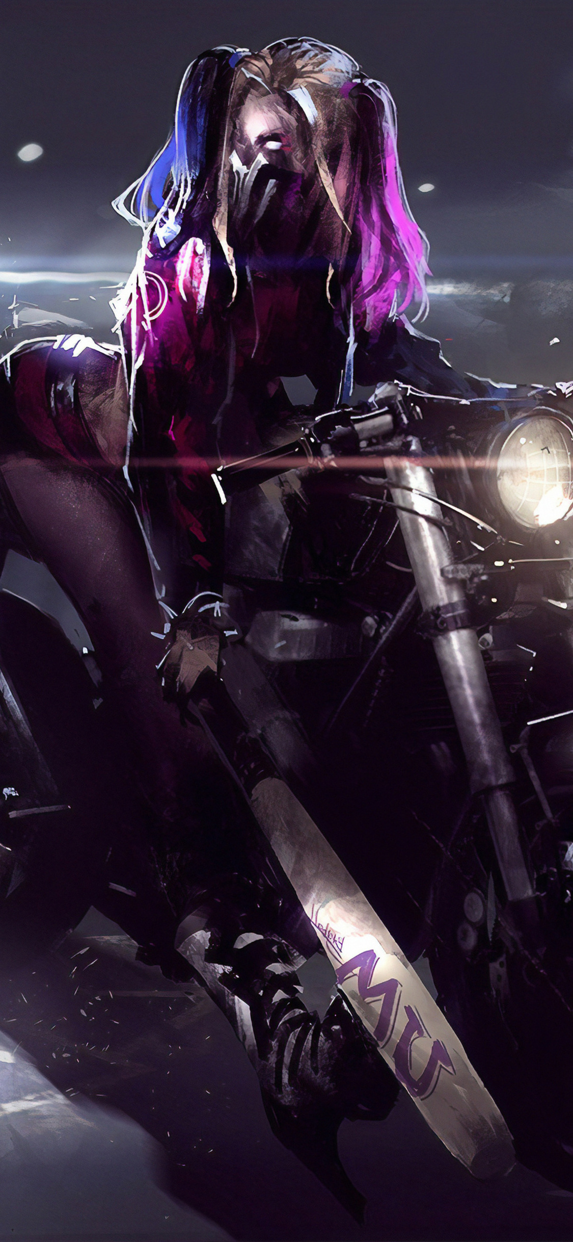 Harley Quinn In Motorcycle Wallpapers