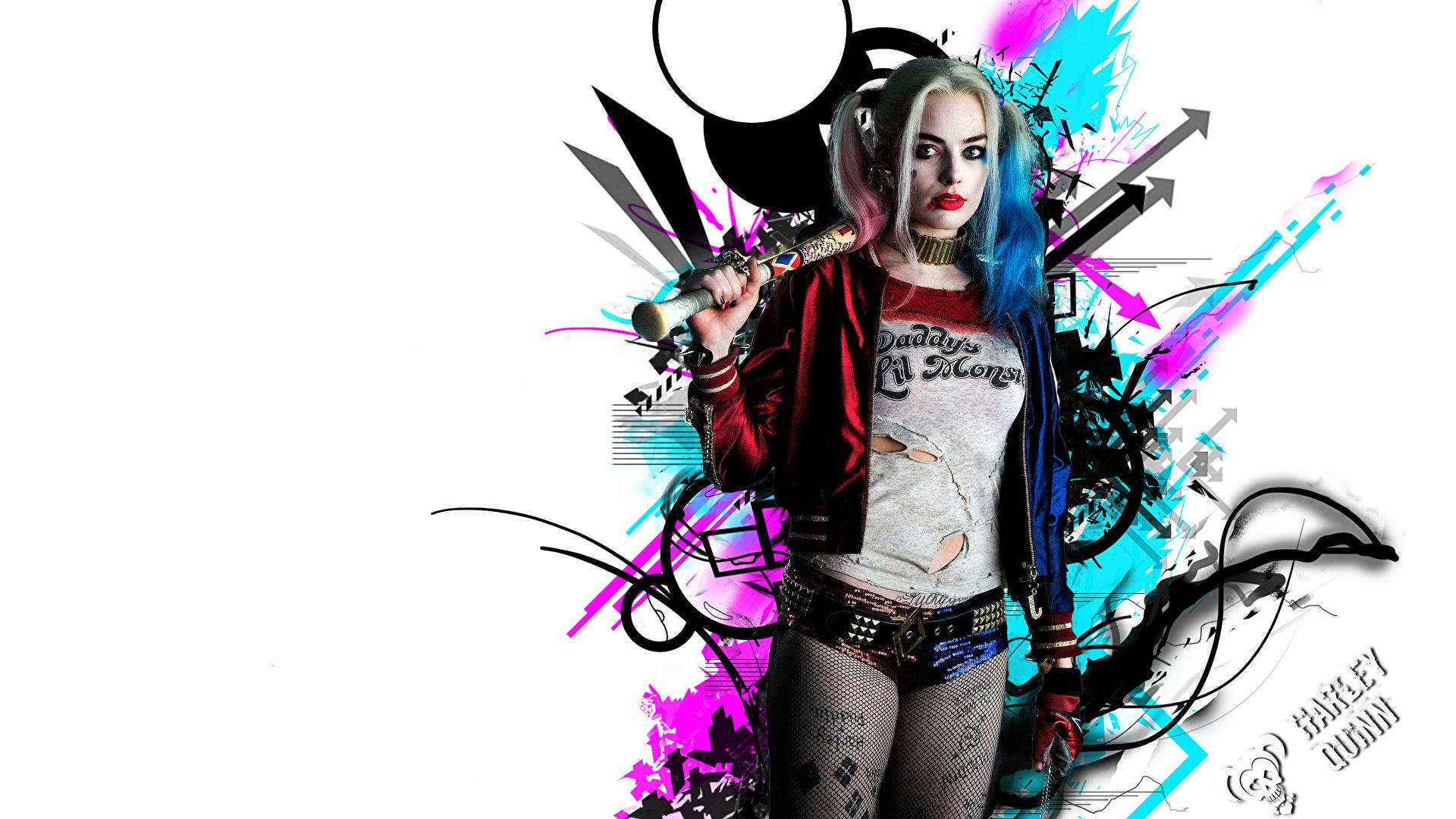 Harley Quinn With Baseball Bat Wallpapers