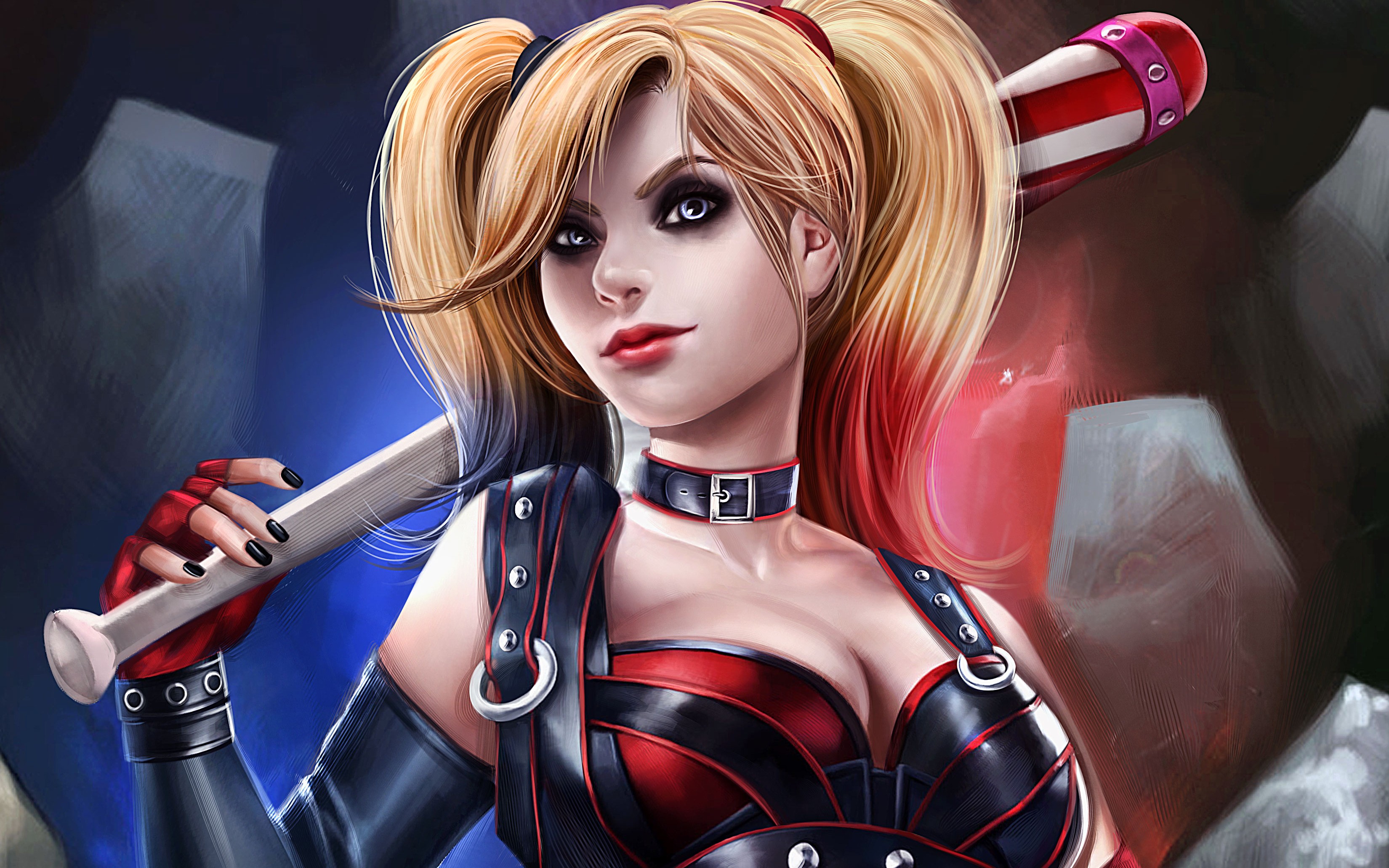 Harley Quinn With Baseball Bat Wallpapers