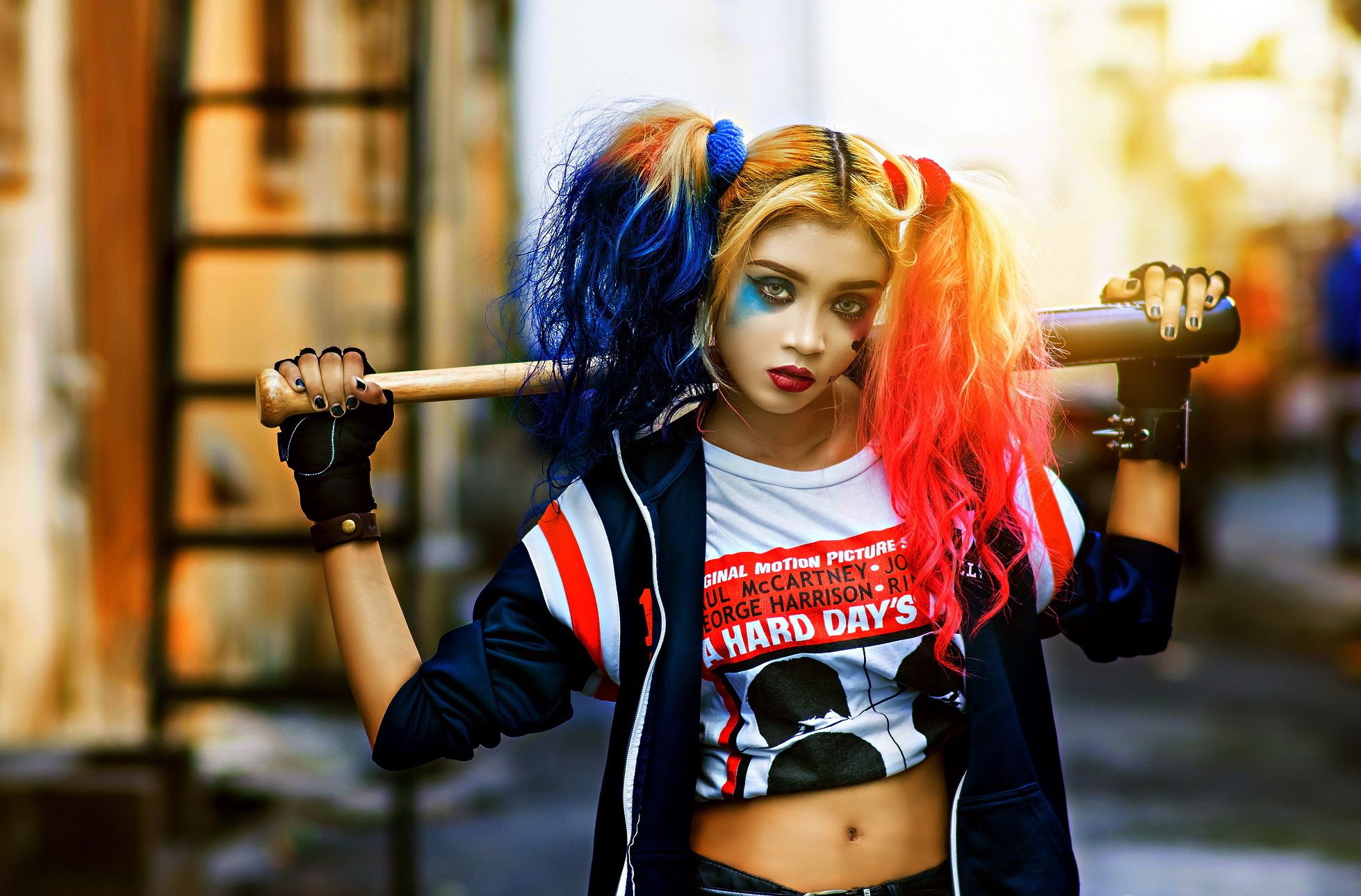 Harley Quinn With Baseball Bat Wallpapers