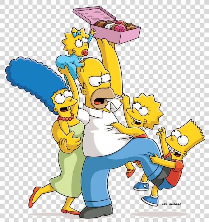 Homer Marge Bart Lisa The Simpsons Family Wallpapers