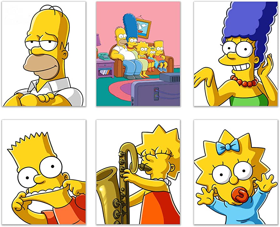 Homer Marge Bart Lisa The Simpsons Family Wallpapers