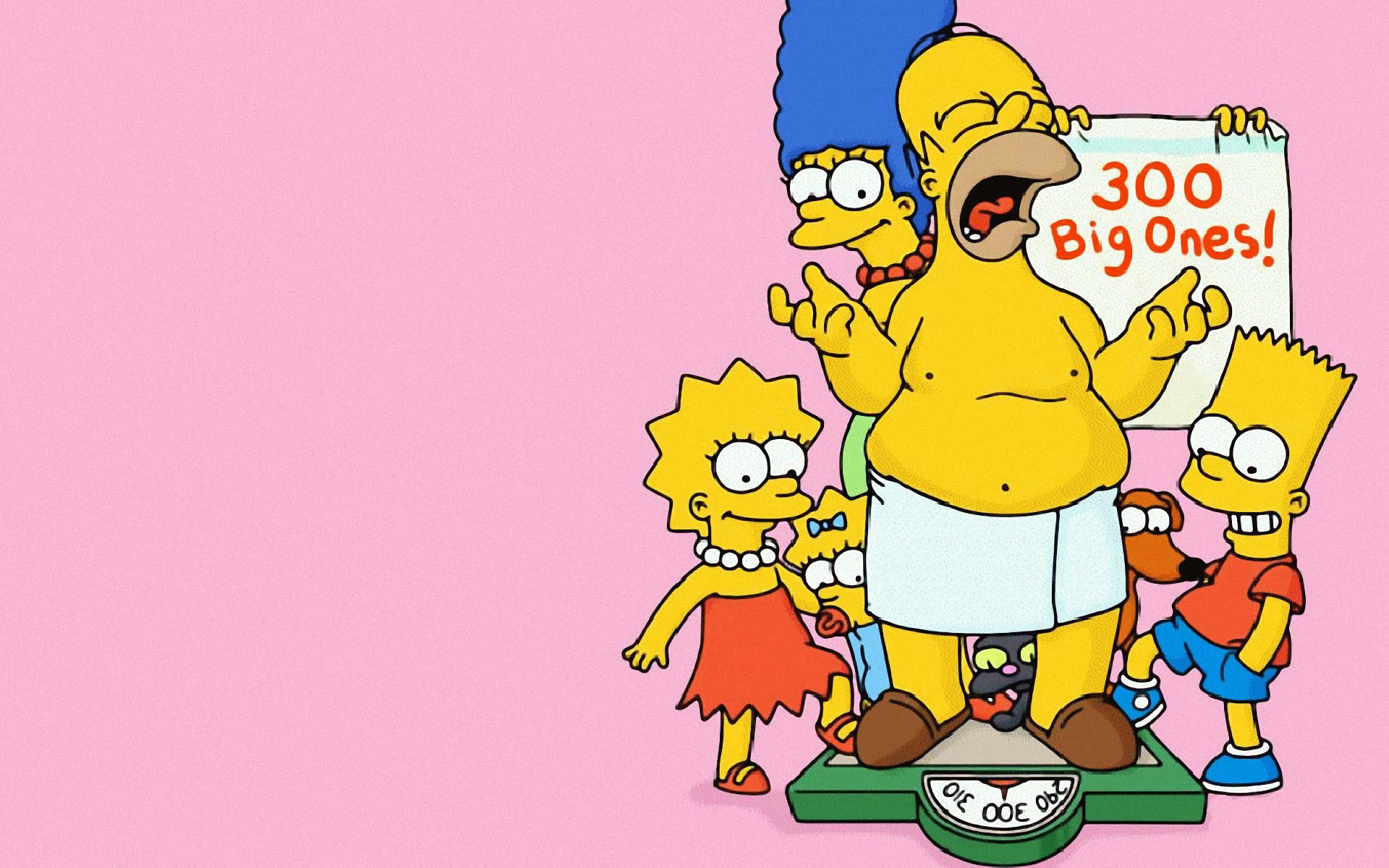 Homer Marge Bart Lisa The Simpsons Family Wallpapers