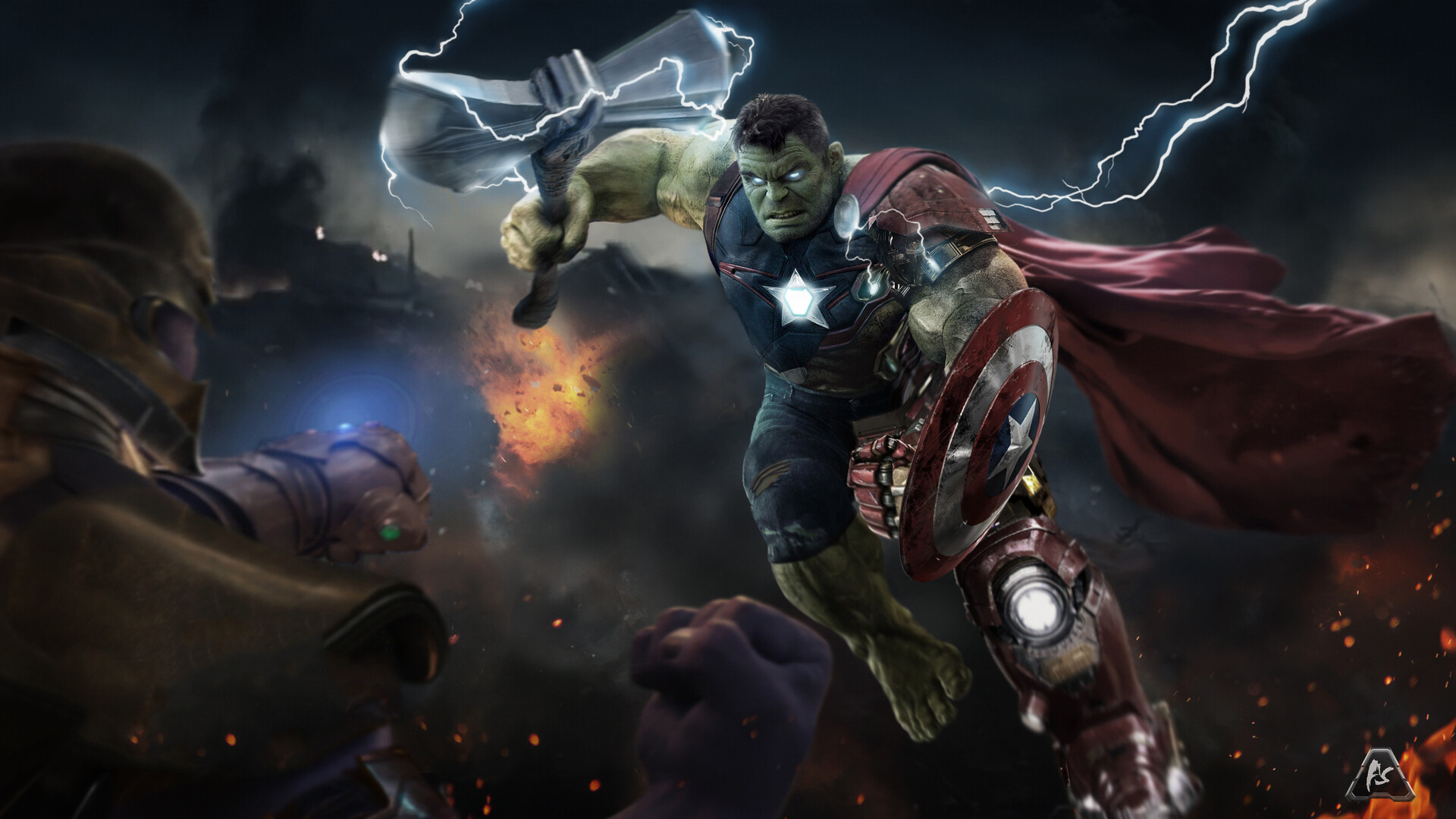 Hulk Avengers Endgame Art Wallpapers