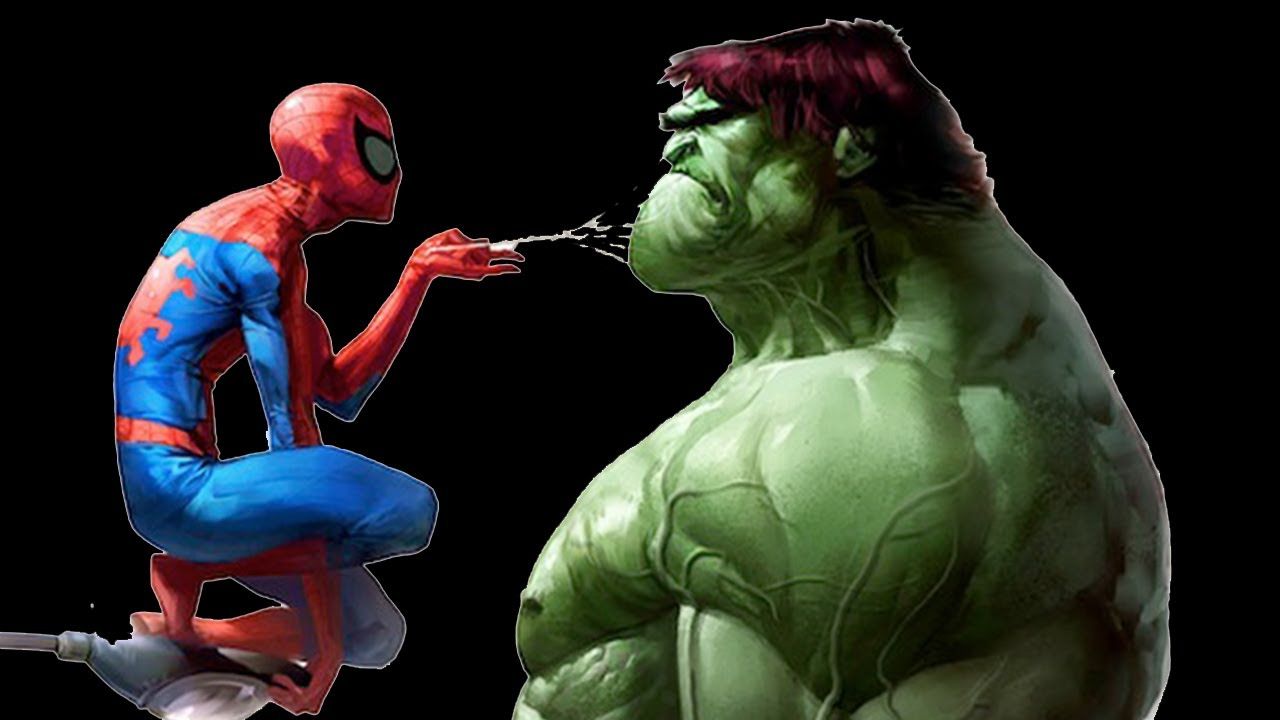 Hulk Vs Spiderman Art Wallpapers