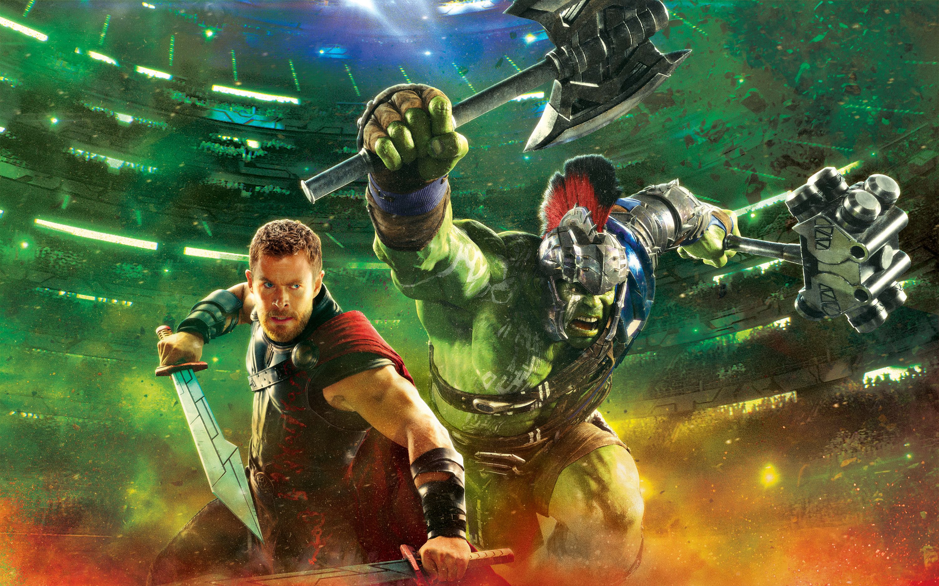 Hulk Vs Thor Ragnarok Fight  Marvel Wallpapers