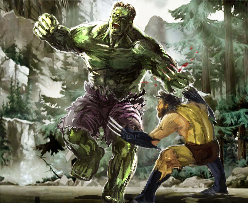 Hulk Vs Wolverine Wallpapers