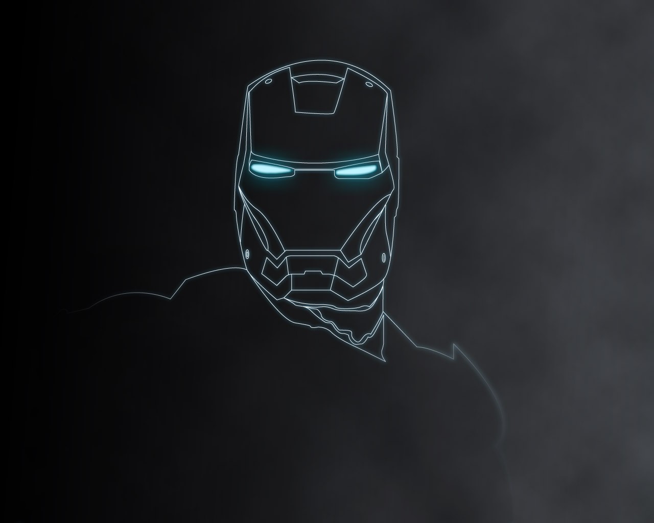 Iron Man Helmet Glowing Eyes Wallpapers