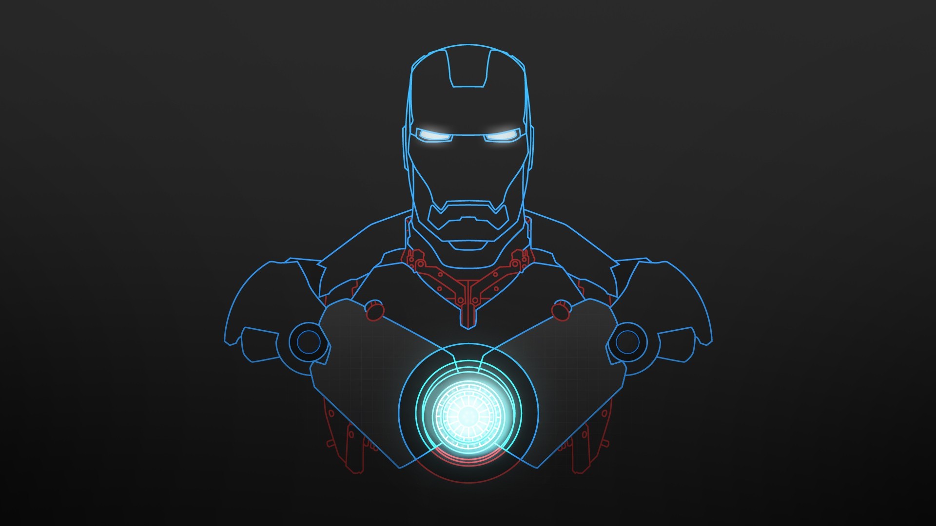 Iron Man Minimalist Wallpapers