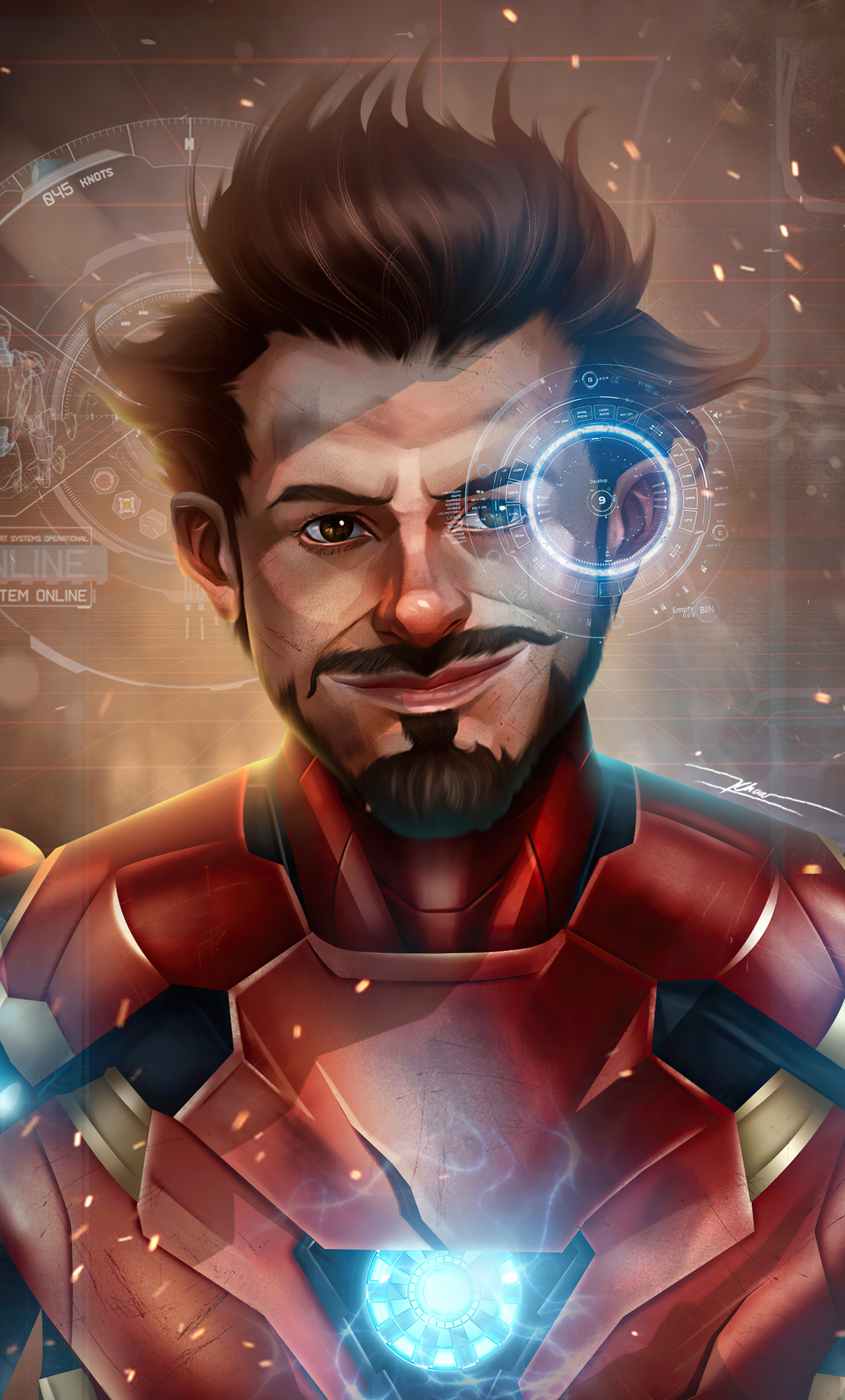 Iron Man Snap Art Wallpapers