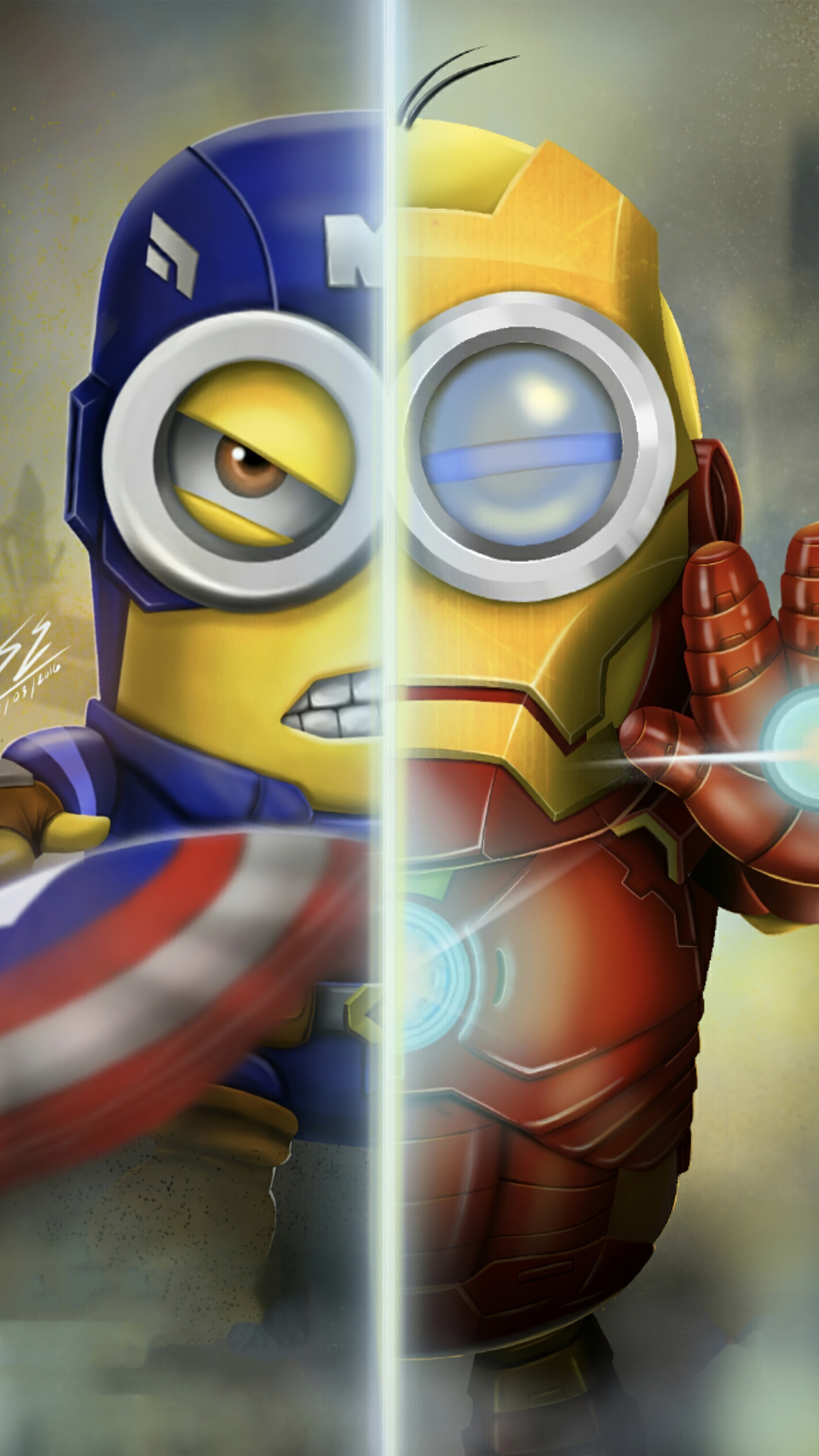 Iron Man X Minion Wallpapers