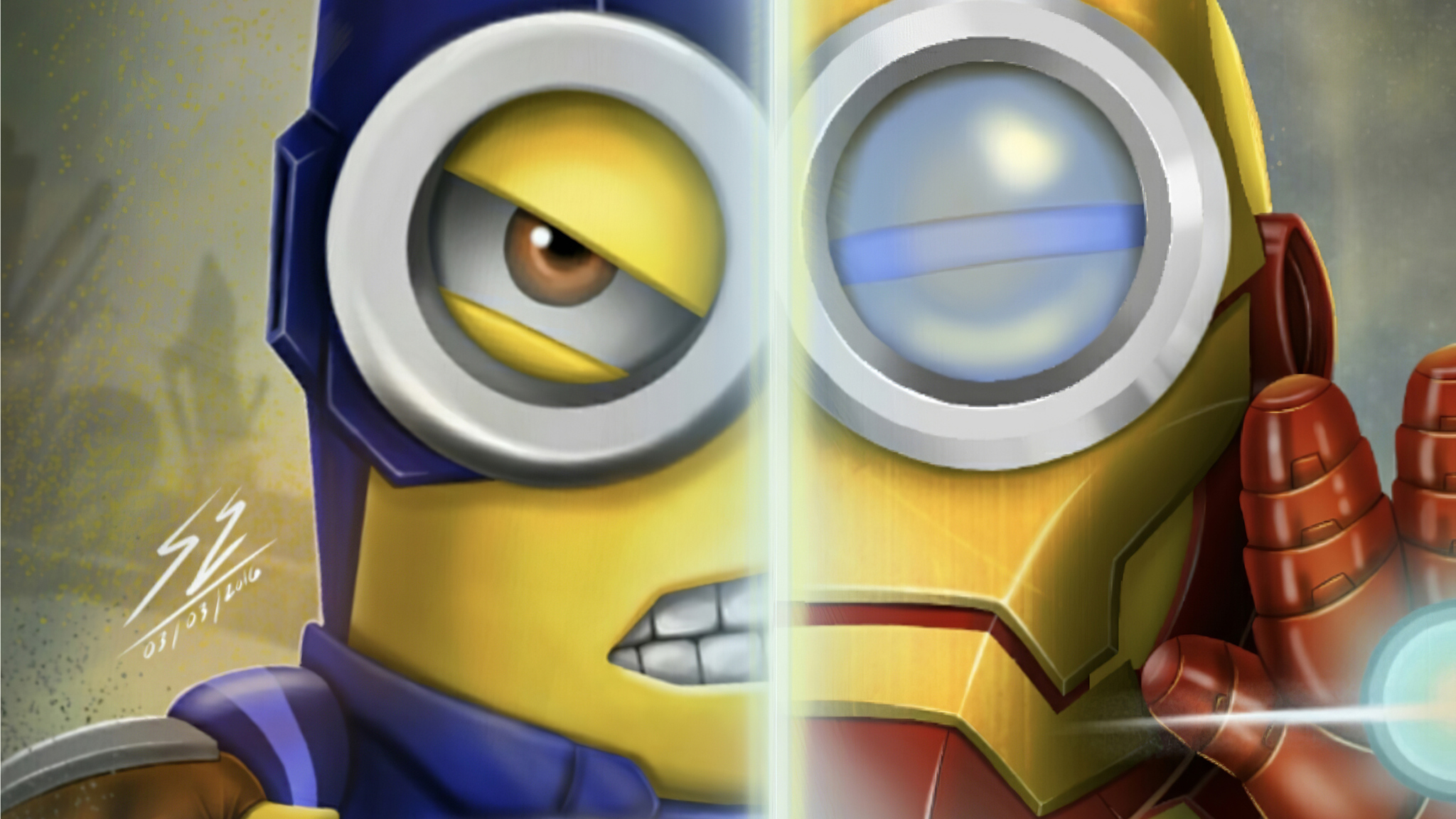 Iron Man X Minion Wallpapers