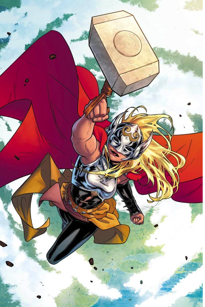 Jane Foster Lifting Mjolnir Art Wallpapers