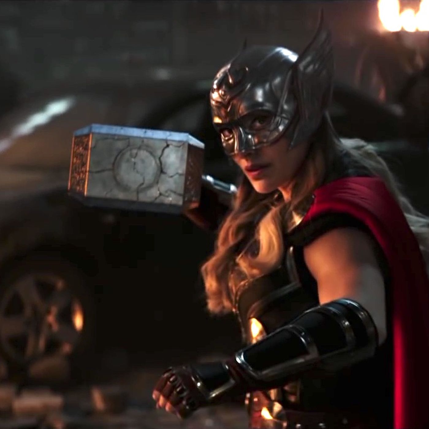 Jane Foster Lifting Mjolnir Art Wallpapers