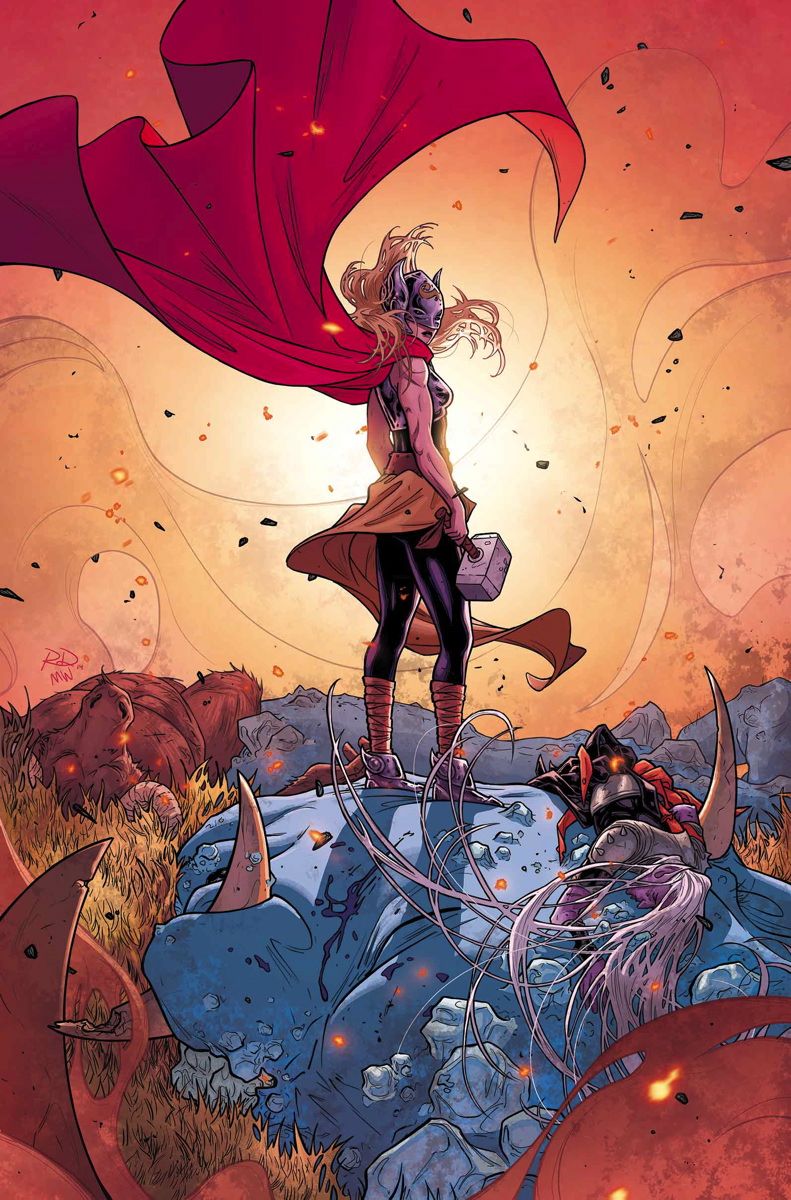 Jane Foster Lifting Mjolnir Art Wallpapers