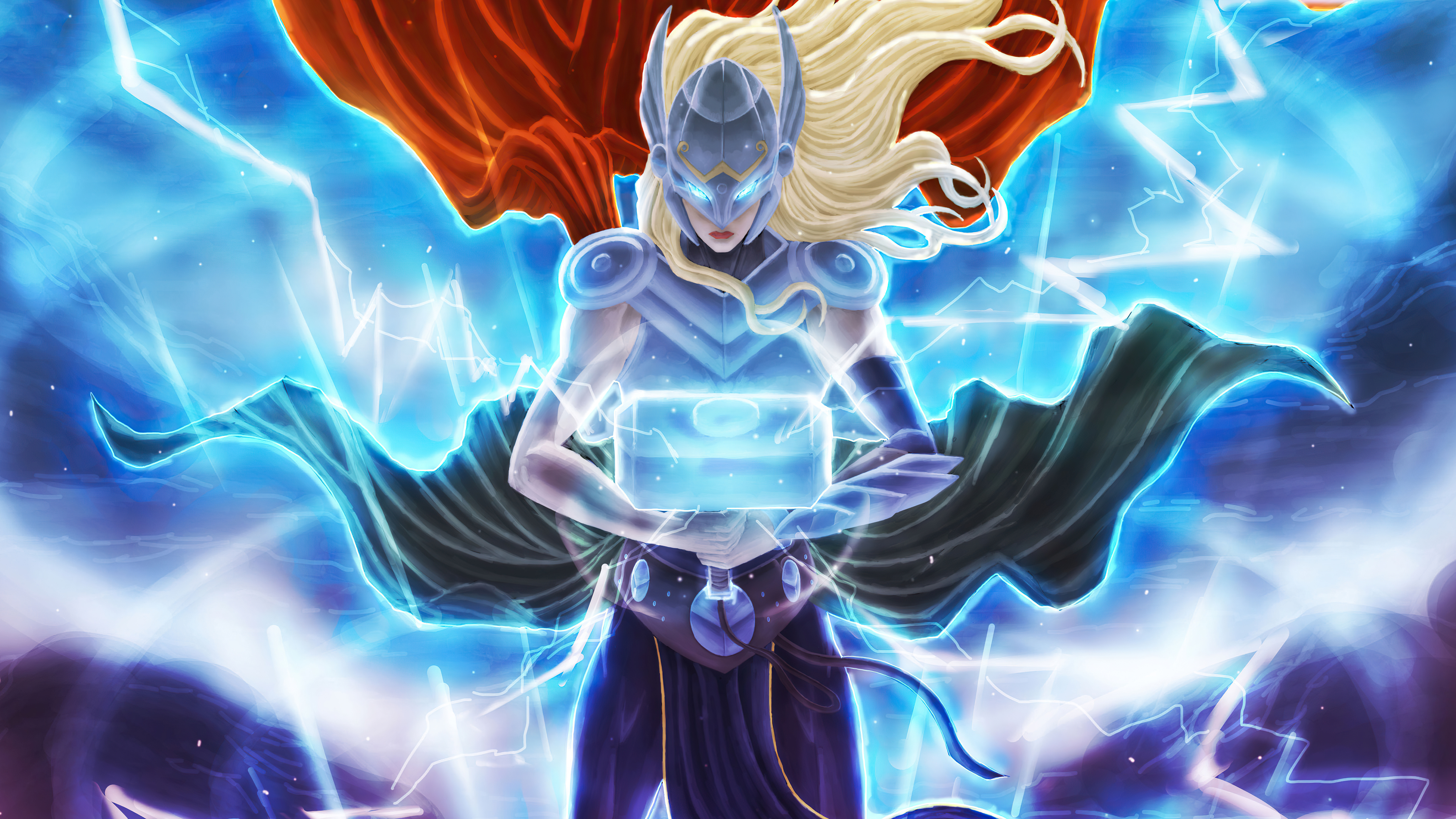 Jane Foster Thor 2021 4K Art Wallpapers