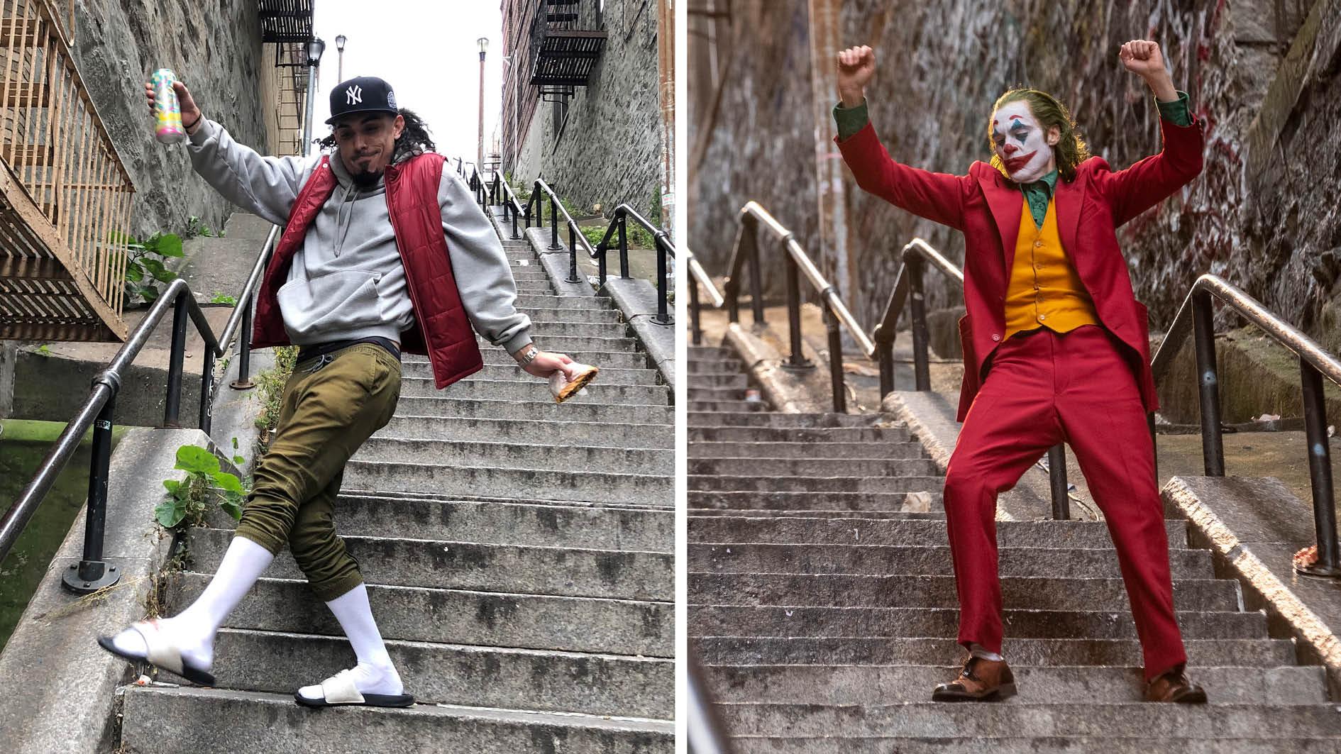 Joker Dance On Stairs Wallpapers