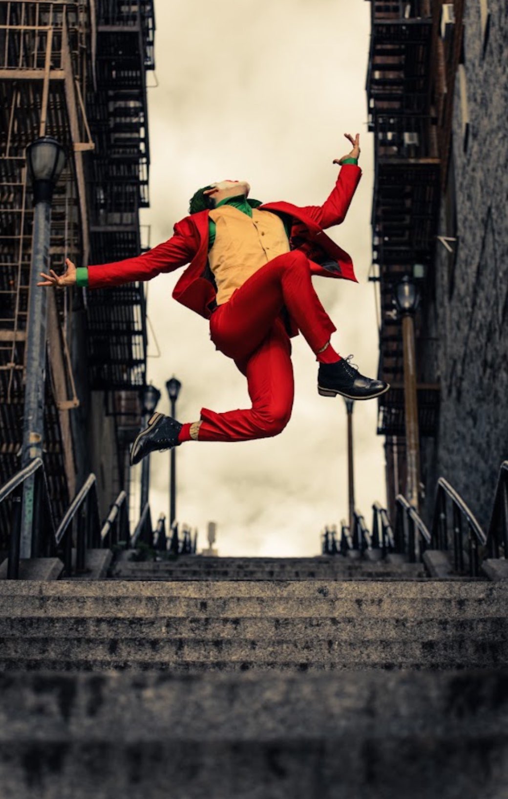 Joker Dancing On Stairs Wallpapers