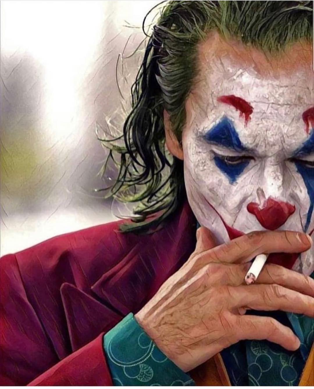 Joker Smoking 4K Portrait Wallpapers