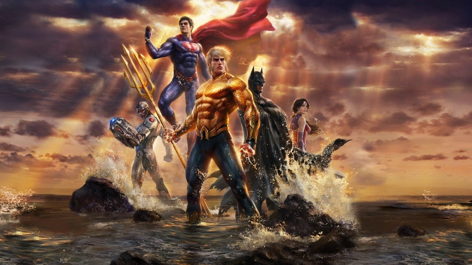 Justice League Throne Of Atlantis Wallpapers