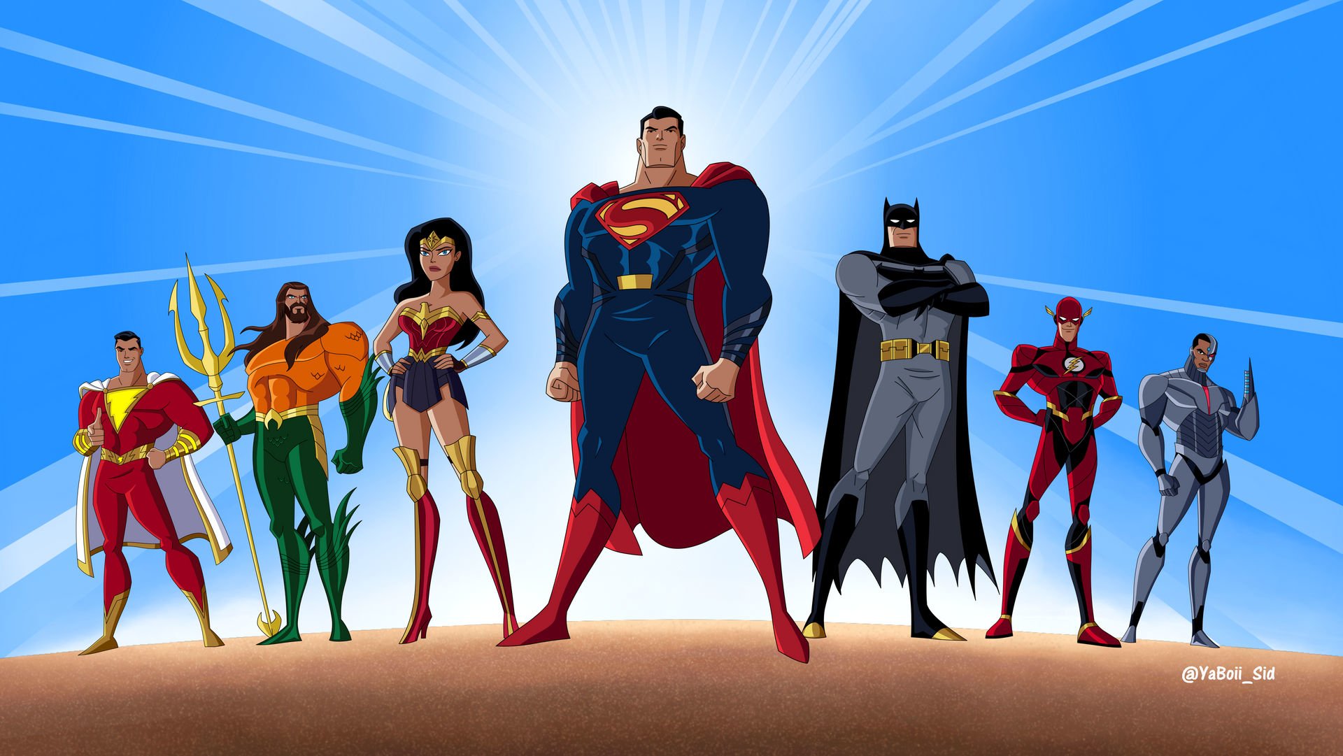 Justice League Unlimited X Dceu Wallpapers
