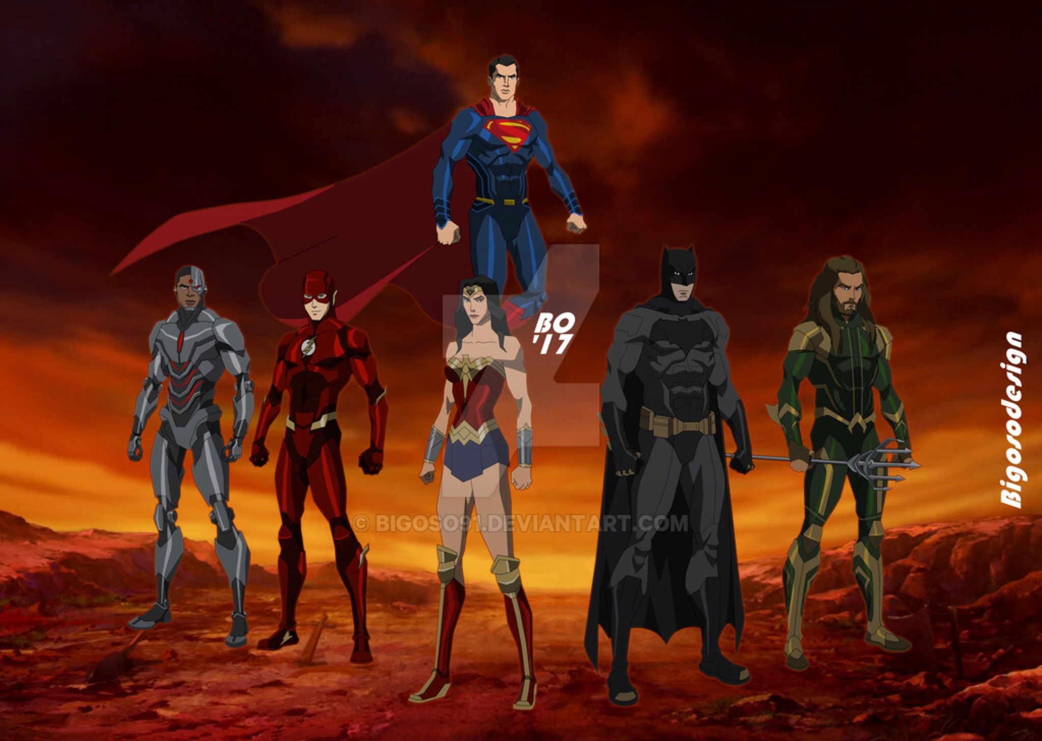 Justice League Unlimited X Dceu Wallpapers