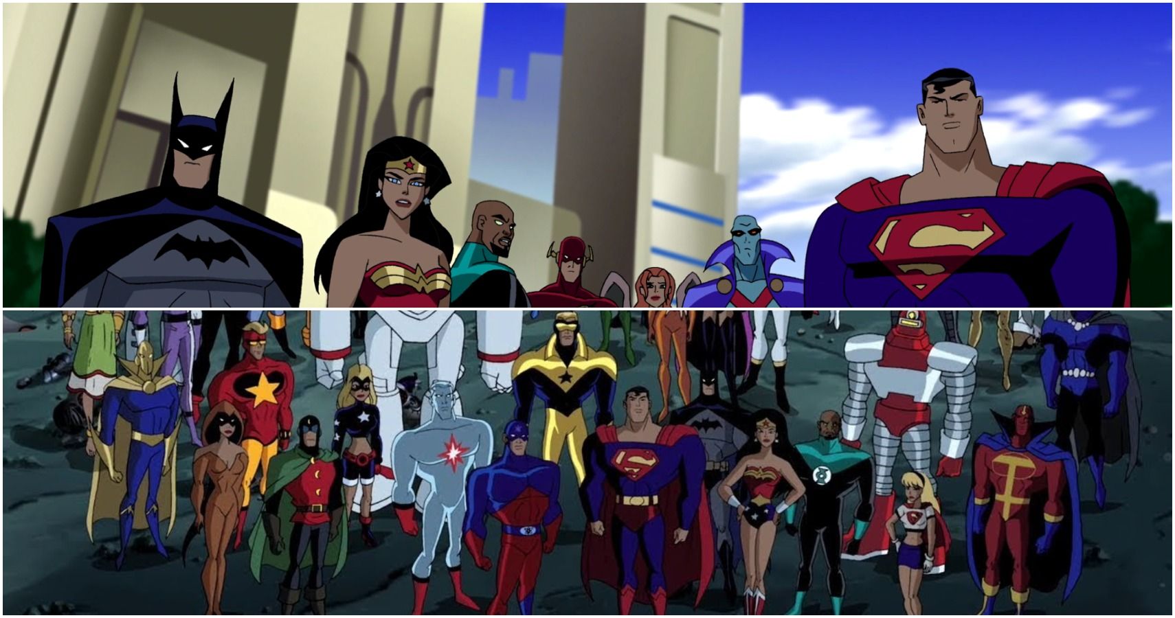 Justice League Unlimited X Dceu Wallpapers