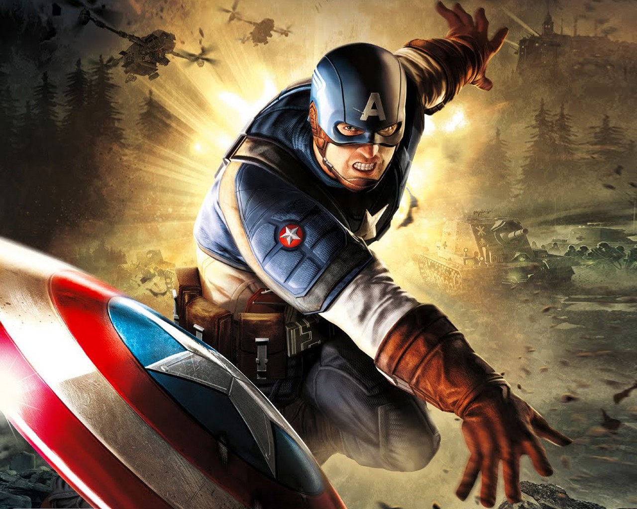 Marvel Comic Captain America Wallpapers